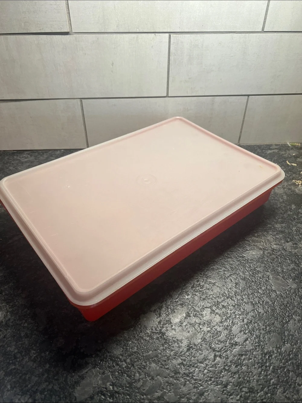 Tupperware white vintage